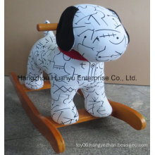 New Design Stuffed Rocking Animal-Spotty Dog Rocker